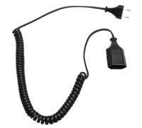 TNSLAND Rallonge Electrique 3m, Rallonge Plate à 2 Conducteurs avec Prise Européenne, Câble D'extension avec Fiche Plate pour Téléviseur, Console de Jeux, Bureau, Utilisation en Extérieur