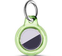TNSNK Étui étanche pour Apple Airtag Holder avec Lock, Porte-clés Airtag avec Porte-clés pour Bagages, vélos, Animaux (Vert Clair)