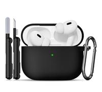 TNSNK Silicone pour AirPods Pro 2nd/1st Coque, 3-Black