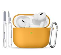 TNSNK Silicone pour AirPods Pro 2nd/1st Coque, 3-Cream Yellow