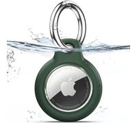 TNSNK Waterproof for Apple Airtag Holder Case with Lock, Airtag Pendant Key Ring Case with Keychain for Luggage/Bicycles/Pets