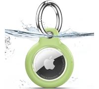 TNSNK Waterproof for Apple Airtag Holder Case with Lock, Airtag Pendant Key Ring Case with Keychain for Luggage/Bicycles/Pets
