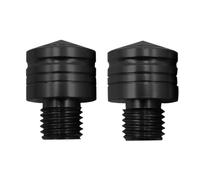 TNSRAY 2 pièces Bouchons d'obturation de Miroir de Moto en Aluminium CNC M10, Moto Miroir Cache Bougies Bougiesscrews oxydation anodique: 10mm: 1 x clockwise, 1 x dans Le Sens antihoraire