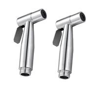 TNSRAY 2 Pièces Douchette WC, Douchette Toilette WC, Pulvérisateur de Baignoire Portatif pour Toilettes, Kit de Pulvérisateur de Bidet en Acier Inoxydable, Pulvérisateur de Bidet à Main pour Toilettes