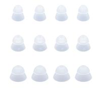 TNSRAY Filtres de Protection Contre la Cire pour appareils auditifs, 12 pièces, Bouchons d’Oreille en Silicone de Rechange, dômes de Basse, écouteurs pour appareils auditifs pour Personnes âgées