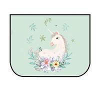 TNSRAY Rideaux magnétiques pour Voiture, Licorne Rideaux Pare-Soleil de Voiture pour Enfants, Pare-Soleil de vitre latérale de siège arrière pour Voiture, protège Le bébé, en Maille réfléchissante