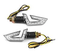 TNT CLIGNOTANT HOMOLOGUE TNT BOOMERANG A LEDS NOIR (LA PAIRE)