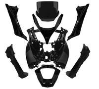TNT KIT CARROSSERIE ADAPT. PIAGGIO MP3 125 - 250 - 300 - 400 - 500 ( 2008 - 2013 ) NOIR BRILLANT (8 PIECES)
