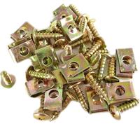 TNT Kit de vis avec clip de fixation, 20 pièces, Univ M4 x 10 mm
