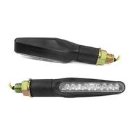 TNT Paire De Flèches LED Homologuées Noires Universelles Moto Scooter