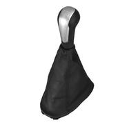 TNTGEBFVBG Bouton Levier Vitesse Pour Chevrolet Pour Spark M300 2011-2015 5 Vitesses Levier De Vitesse Manette Poignée Manuel Pommeau Voiture(Silver 5 With Boot)