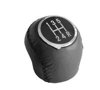 TNTGEBFVBG Bouton Levier Vitesse Pour Fiat Ducato 2002-2014 MT Voiture 5 6 Vitesses Pommeau Levier Vitesse Cuir Véritable Style(5 Speed-B)