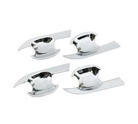 TNTGEBFVBG Poignée Porte Extérieure Avant Droite Pour Toyota Pour Highlander XU70 2020 2021 2022 Couvercle De Poignée Cuvette Porte Décoration Voiture(Silver bowl)