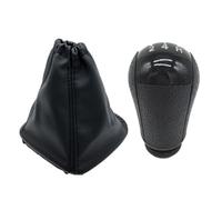 TNTGEBFVBG Pommeaux leviers vitesse Pour Ford Transit Van MK7 2006 2007 2008 2009 2010 2011 2012 2013 Pommeau De Levier Vitesse À 5 Vitesses Soufflet Gear Shift Head(Black)