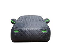 TNTGEBFVBG Protection Pare Brise Voiture pour Anti Givre Bâches De Voiture Couverture Anti-grêle Auvent Pare-Brise Externe Complet Véhicules Pluie Universel Auto Extérieur(Black,XL)