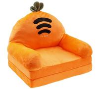 TNTGMG Canapé pour enfants, chaises souples 2-en-1 pour tout-petits avec poignée, 80×50 cm, fauteuil lounge bébé pliable, canapé de jeu convertible en chaise longue pour filles et garçons de 1 à 4 ans