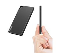 TNTOR Batterie Externe 10000mAh - Ultra-Mince Power Bank Portable - Charge Rapide - Facile à Porter - Grande Capacité Chargeur Externe Universel pour iPhone, Samsung, Huawei, iPad (Gris Clair)