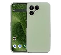 Tnviud Coque De Protection Silicone Souple Case Cover Antichoc Housse Étui TPU Cas Couverture pour Fairphone 6 5G 6.31" (Vert)