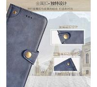 Tnviud Cuir Housse Téléphone Case pour Blackview Wave 7C 6.56" Coque Étui Cas Couverture Protecteur Cover Portefeuille Antichoc Cover Case (Bleu)