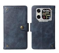 Tnviud Cuir Housse Téléphone Case pour Blackview Xplore X1 6.78" Coque Étui Cas Couverture Protecteur Cover Portefeuille Antichoc Cover Case (Bleu)