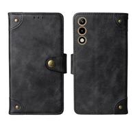Tnviud Cuir Housse Téléphone Case pour Hammer Ventus 5G 6.77" Coque Étui Cas Couverture Protecteur Cover Portefeuille Antichoc Cover Case (Noir)