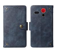 Tnviud Cuir Housse Téléphone Case pour Olympia Star 2.4" Coque Étui Cas Couverture Protecteur Cover Portefeuille Antichoc Cover Case (Bleu)