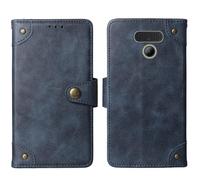 Tnviud Cuir Housse Téléphone Case pour Panasonic KX-TF400EXB 2.4" Coque Étui Cas Couverture Protecteur Cover Portefeuille Antichoc Cover Case (Bleu)