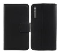 Tnviud Flip Folio Veritable Cuir Housse Coque Etui pour Onyx Boox Palma 2 Pro 6.13" Premium Cover Case Couverture Protecteur Genuine Leather (Noir)