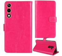 Tnviud Flip Premium Retro Cuir Housse Coque Étui pour Hammer Ventus 5G 6.77" Cas Magnétique Téléphone Couverture Protecteur Cover Case Support (Rose)