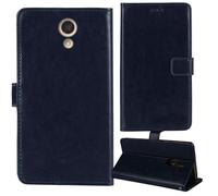 Tnviud Flip Premium Retro Cuir Housse Coque Étui pour HMD 235 4G 2026 2.8" / Nokia 235 4G 2026 2.8" Cas Magnétique Téléphone Couverture Protecteur Cover Case Support (Bleu Fonce)