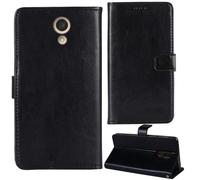 Tnviud Flip Premium Retro Cuir Housse Coque Étui pour HMD 235 4G 2026 2.8" / Nokia 235 4G 2026 2.8" Cas Magnétique Téléphone Couverture Protecteur Cover Case Support (Noir)