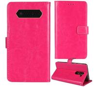 Tnviud Flip Premium Retro Cuir Housse Coque Étui pour JCB Tradesman 2F 4G 2.4" Cas Magnétique Téléphone Couverture Protecteur Cover Case Support (Rose)