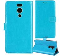 Tnviud Flip Premium Retro Cuir Housse Coque Étui pour Olympia Joy II 2.4" Cas Magnétique Téléphone Couverture Protecteur Cover Case Support (Bleu)