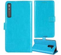 Tnviud Flip Premium Retro Cuir Housse Coque Étui pour Onyx Boox Palma 2 Pro 6.13" Cas Magnétique Téléphone Couverture Protecteur Cover Case Support (Bleu)