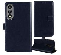 Tnviud Flip Premium Retro Cuir Housse Coque Étui pour Thomson Origin 680 5G 6.74" Cas Magnétique Téléphone Couverture Protecteur Cover Case Support (Bleu Fonce)