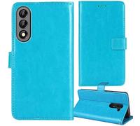 Tnviud Flip Premium Retro Cuir Housse Coque Étui pour Thomson Origin 680 5G 6.74" Cas Magnétique Téléphone Couverture Protecteur Cover Case Support (Bleu)