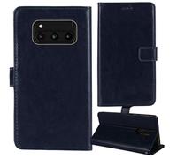 Tnviud Flip Premium Retro Cuir Housse Coque Étui pour Volla Phone Quintus 6.78" Cas Magnétique Téléphone Couverture Protecteur Cover Case Support (Bleu Fonce)