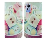 Tnviud Housse Case PU Cuir Cover Flip Etui Coque Protection Skin pour Acer Acerone Liquid S162E4 6.52" (Lovely Design)