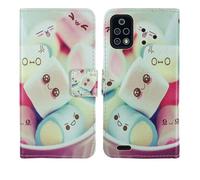 Tnviud Housse Case PU Cuir Cover Flip Etui Coque Protection Skin pour Hammer Blade 4 6.5" (Lovely Design)