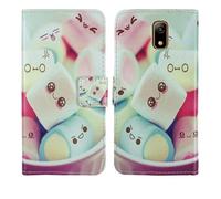 Tnviud Housse Case PU Cuir Cover Flip Etui Coque Protection Skin pour Hammer Iron Va/Hammer Steel Lite 6.56" (Lovely Design)