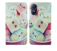 Tnviud Housse Case PU Cuir Cover Flip Etui Coque Protection Skin pour HMD Arc 2 6.52" (Lovely Design)