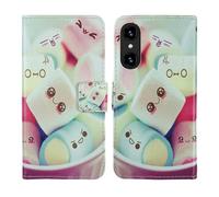 Tnviud Housse Case PU Cuir Cover Flip Etui Coque Protection Skin pour Logicom Aero 6.5" (Lovely Design)