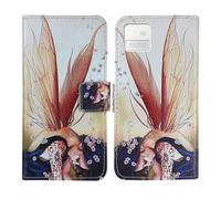 Tnviud Housse Case PU Cuir Cover Flip Etui Coque Protection Skin pour Onyx Boox P6 6.13" (Wing Girl Design)