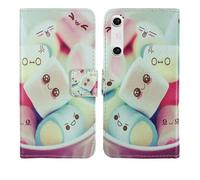 Tnviud Housse Case PU Cuir Cover Flip Etui Coque Protection Skin pour Xreal Beam Pro 6.5" (Lovely Design)