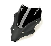 TNVYRFS Déflecteur Pare-Brise Pare-Brise Sport Noir Moto pour MT-07 Et FZ07 2021-2022 Double Bulle Carénage(Zwart)