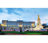 TNXEV Buckingham Palace DIY 5D Diamond Painting par Numéro Kits uniques Décoration Murale Maison Cristal Strass Décoration Murale 40x40cm