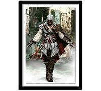 TNXEV Kit d'art diamant 5D Assassin Creed Picture Full Drill DIY Diamond Painting Broderie Fait main Adultes Enfants Pas cher Point de croix Pâte pour salon Chambre Décoration murale 30x40cm