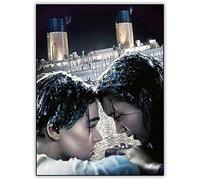 TNXEV Kit de peinture diamant Titanic 5D à forage complet Art mural Peinture diamant Cristal Mosaïque Broderie Point de croix Accessoires 50x60cm