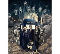TNXEV Peinture au diamant « Doctor Who », kit de broderie au diamant 5D, point de croix au diamant rond, mosaïque de décoration pour la maison, cadeau 50x60cm