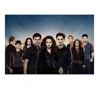 TNXEV Peinture diamant 5D à faire soi-même, affiche de film, Twilight, point de croix, broderie diamant, kit d'art, décoration de la maison, cadeau 40x50cm